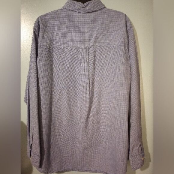 Ralph Lauren chaps blue and white check button down - Picture 7 of 10